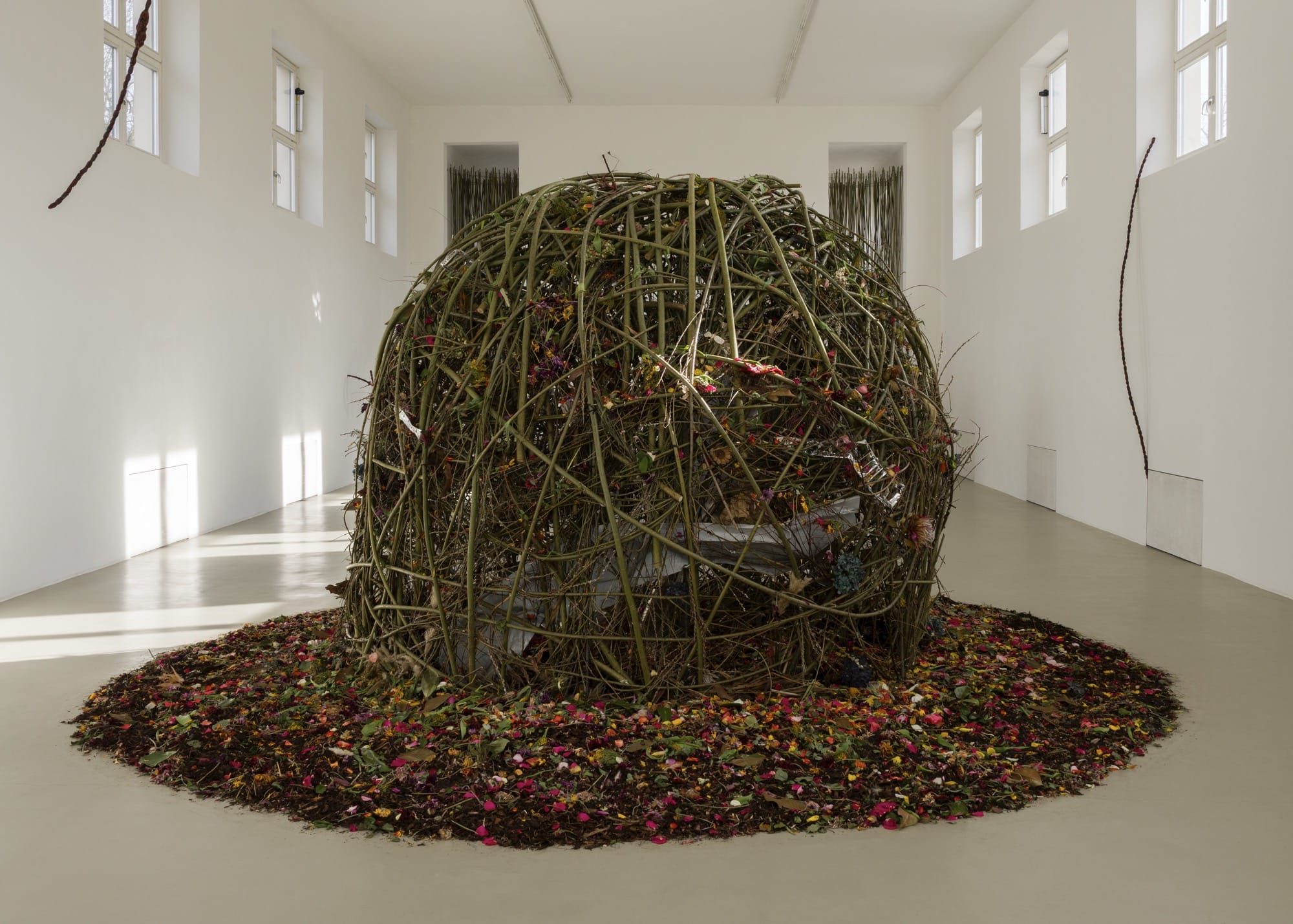 An Ikebana Artist and His Student Sow an Unconventional Approach to Flower Arranging