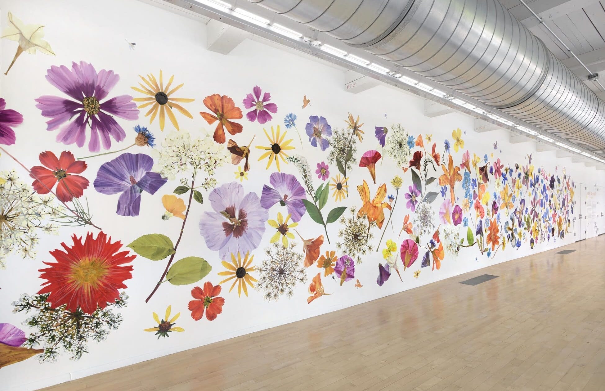 Hundreds of Huge Flowers Spring Forth in Carly Glovinski’s Monumental ‘Almanac’