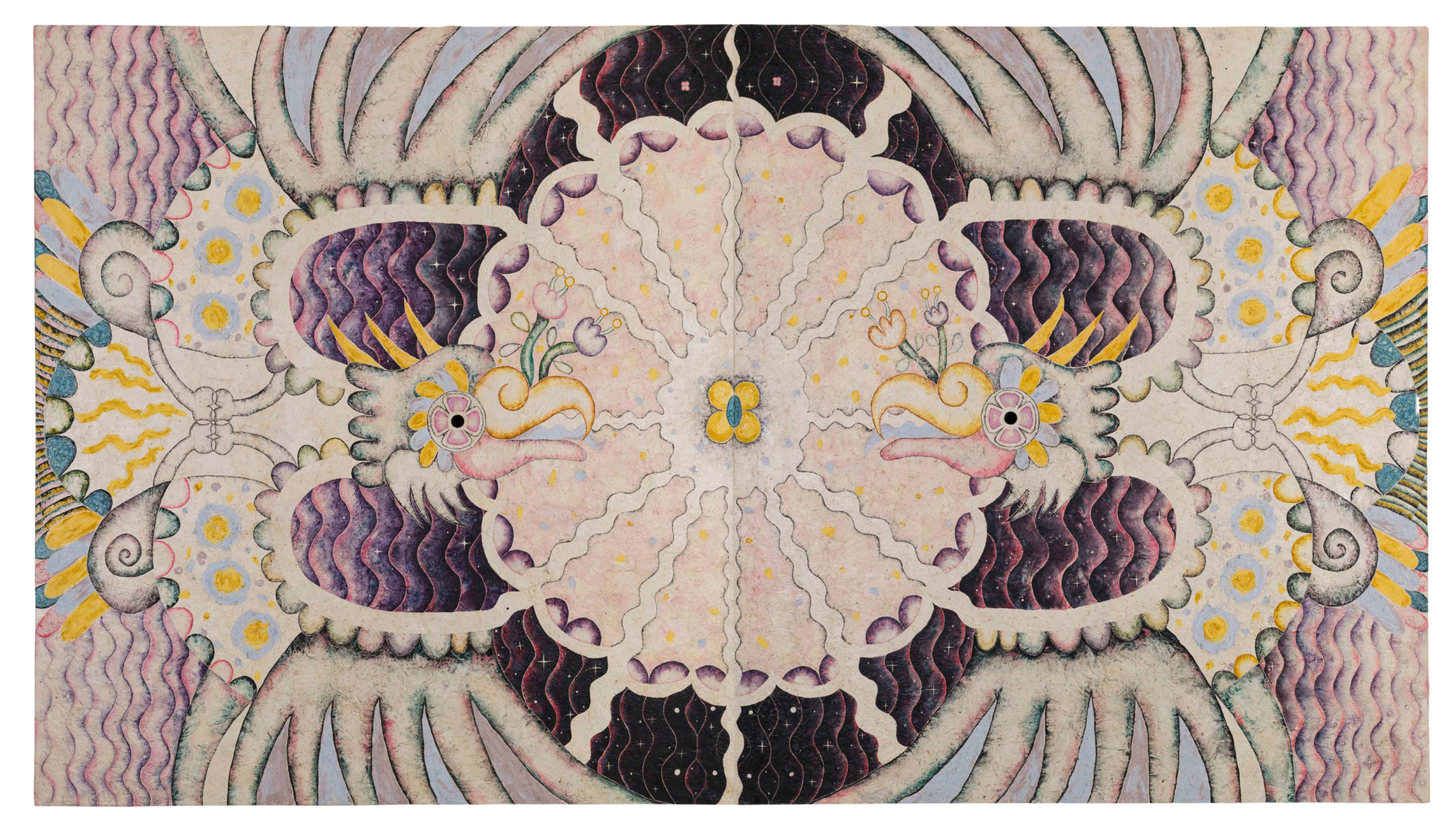 Omar Mendoza’s Natural Pigment Paintings Radiate the Power of Ancestral Knowledge