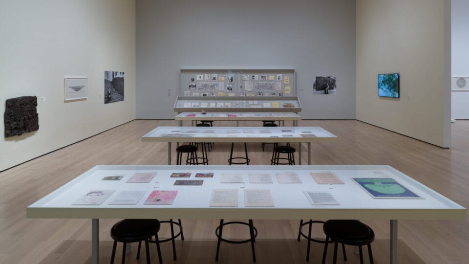 installation view of 'Ruth Asawa: A Retrospective' at the Museum of Modern Art